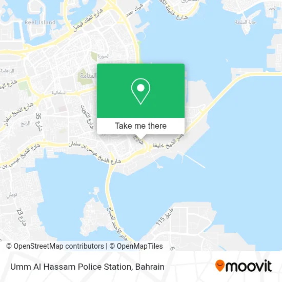 Umm Al Hassam Police Station map