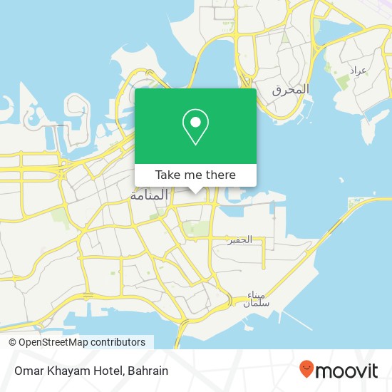 Omar Khayam Hotel map