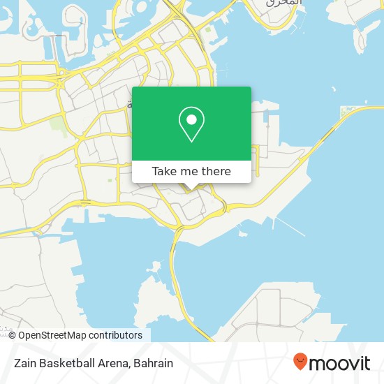 Zain Basketball Arena map