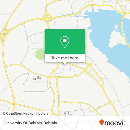 University Of Bahrain map
