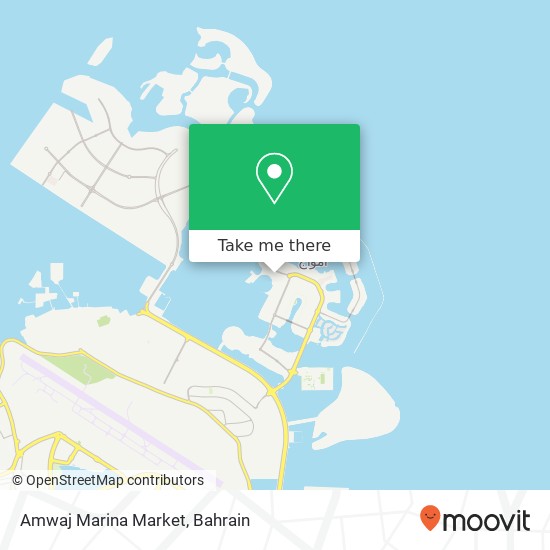 Amwaj Marina Market map