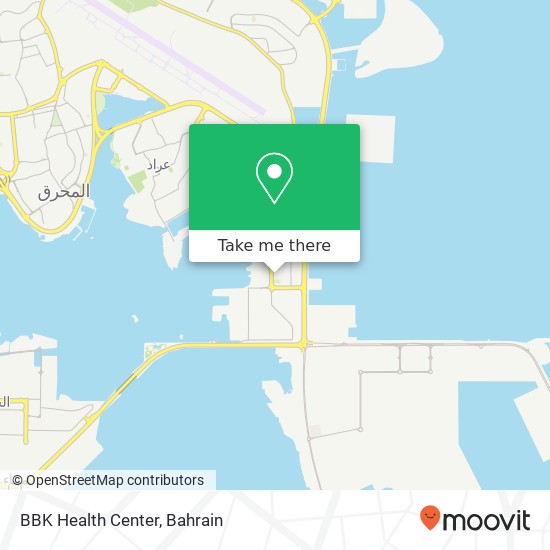 BBK Health Center map