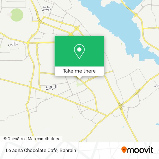 Le aqna Chocolate Café map