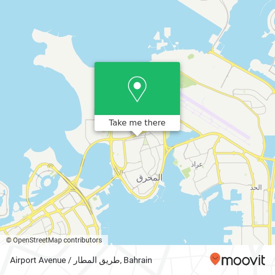 Airport Avenue / طريق المطار map