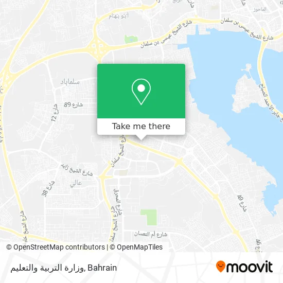 وزارة التربية والتعليم map