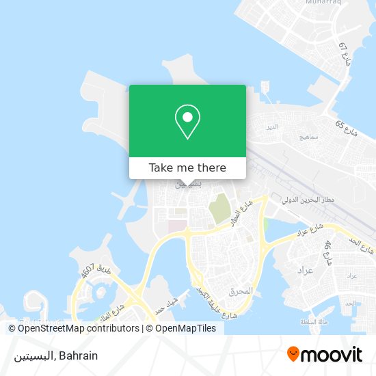 البسيتين map