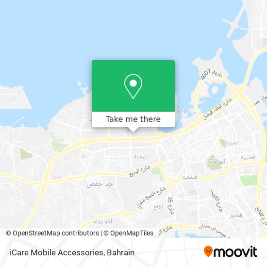 iCare Mobile Accessories map