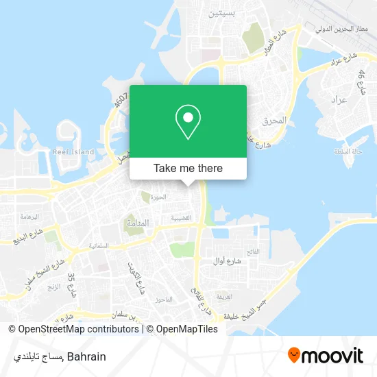 مساج تايلندي map