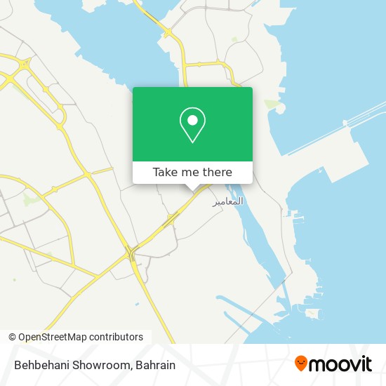 Behbehani Showroom map