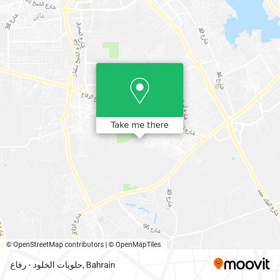 حلويات الخلود - رفاع map