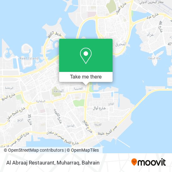 Al Abraaj Restaurant, Muharraq map