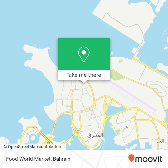 Food World Market map