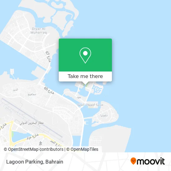Lagoon Parking map