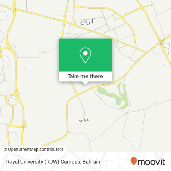 Royal University (RUW) Campus map