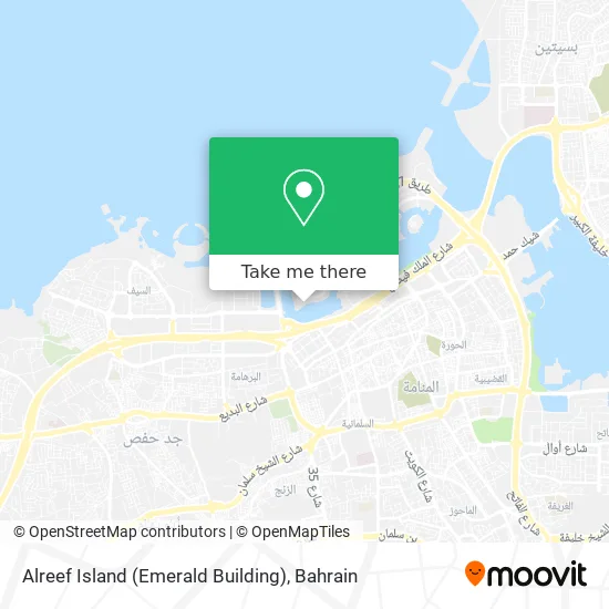 Alreef Island (Emerald Building) map