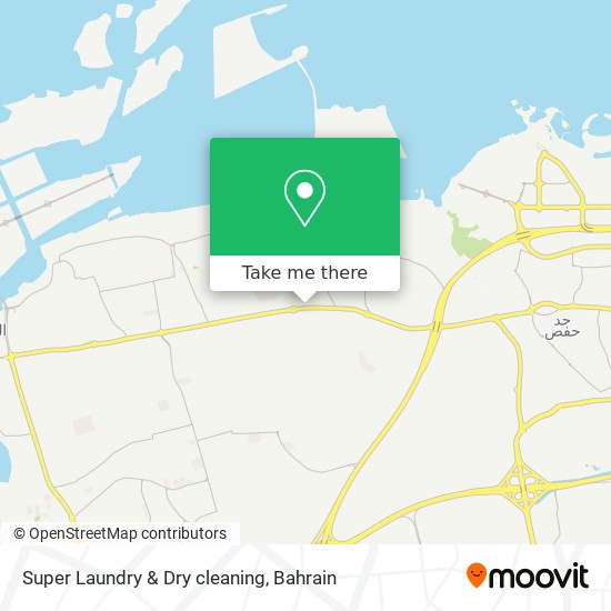 Super Laundry &  Dry cleaning map