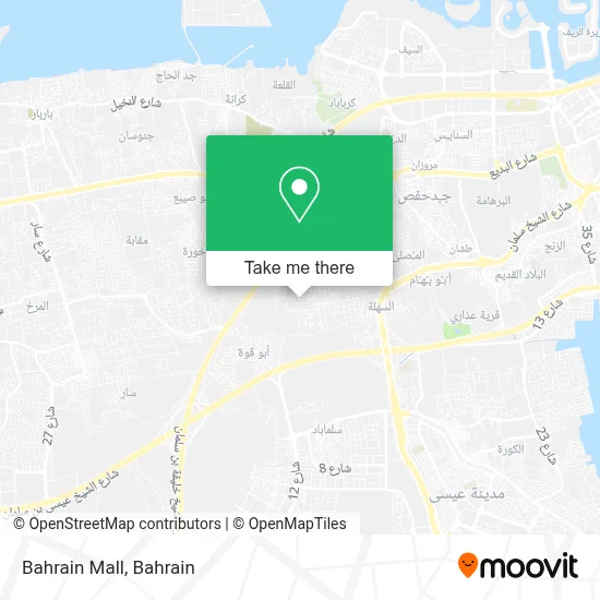 Bahrain Mall map