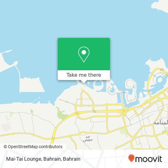 Mai-Tai Lounge, Bahrain map