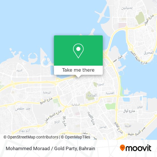 Mohammed Moraad / Gold Party map