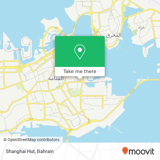 Shanghai Hut map