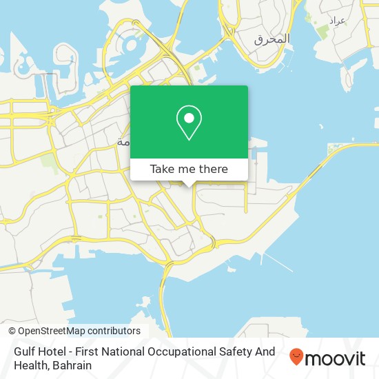 Gulf Hotel - First National Occupational Safety And Health map