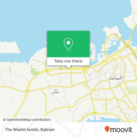 The Westin hotels map