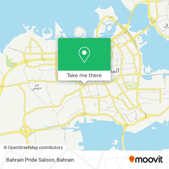 Bahrain Pride Saloon map