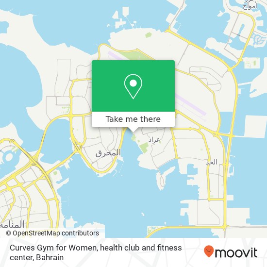 Curves Gym for Women, health club and fitness center map