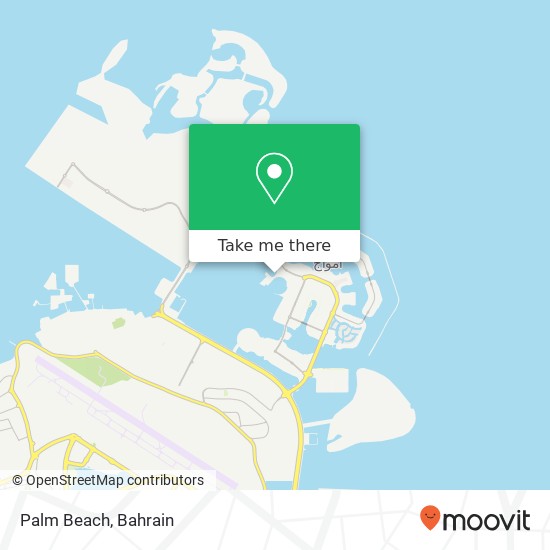 Palm Beach map