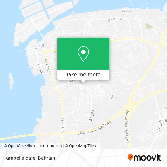 arabella cafe map