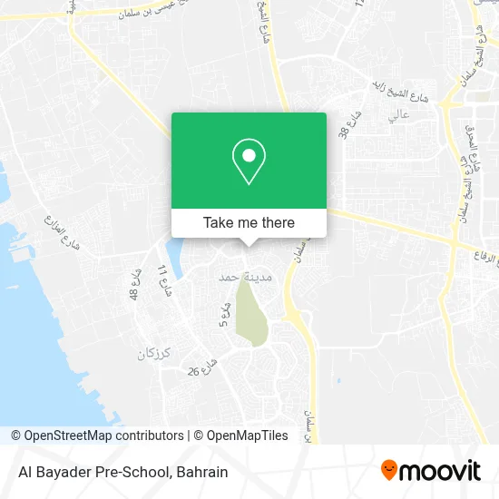 Al Bayader Pre-School map