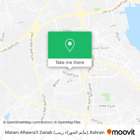 Matam Alhawra'3 Zainab (مأتم الحوراء زينب) map