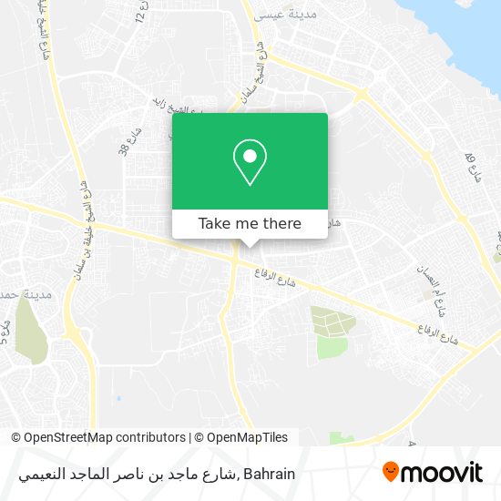 شارع ماجد بن ناصر الماجد النعيمي map