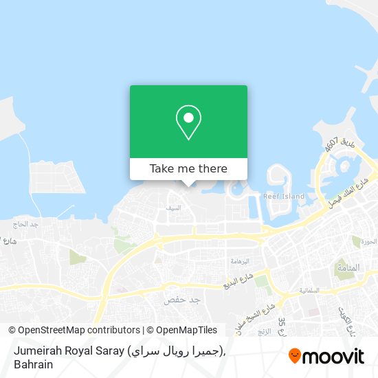 Jumeirah Royal Saray (جميرا رويال سراي) map