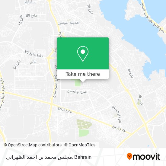 مجلس محمد بن احمد الظهراني map