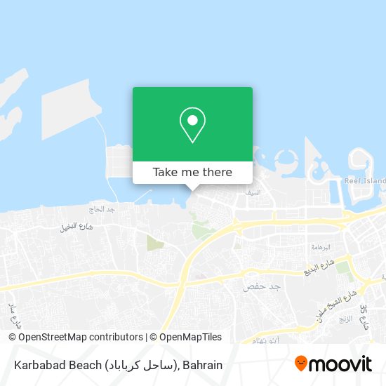 Karbabad Beach (ساحل كرباباد) map