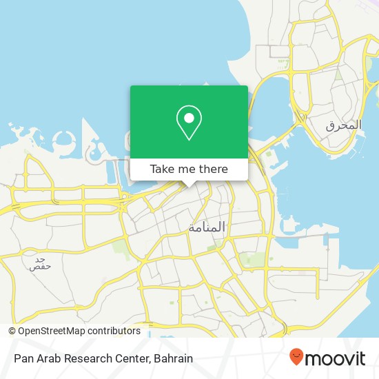 Pan Arab Research Center map
