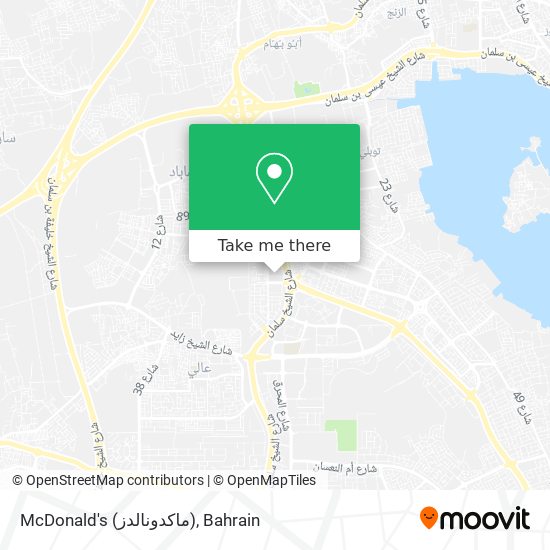 McDonald's (ماكدونالدز) map