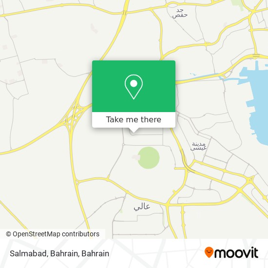 Salmabad, Bahrain map