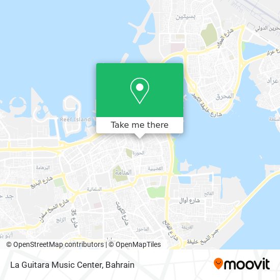 La Guitara Music Center map