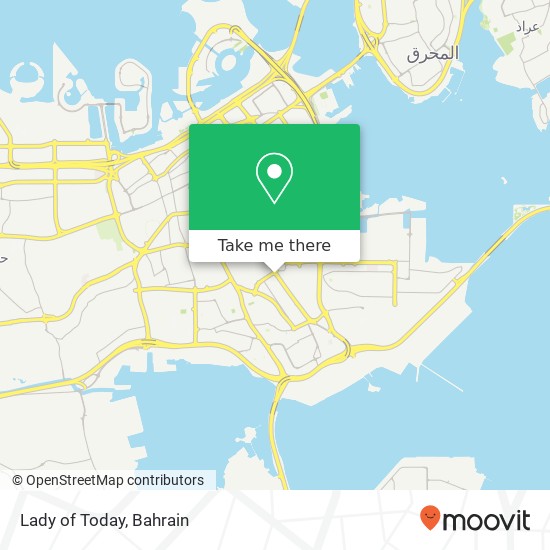 Lady of Today map