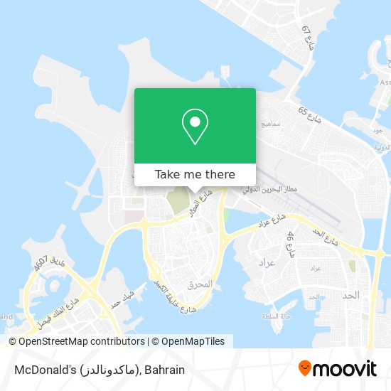McDonald's (ماكدونالدز) map