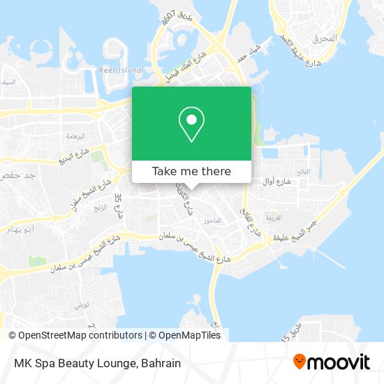 MK Spa Beauty Lounge map