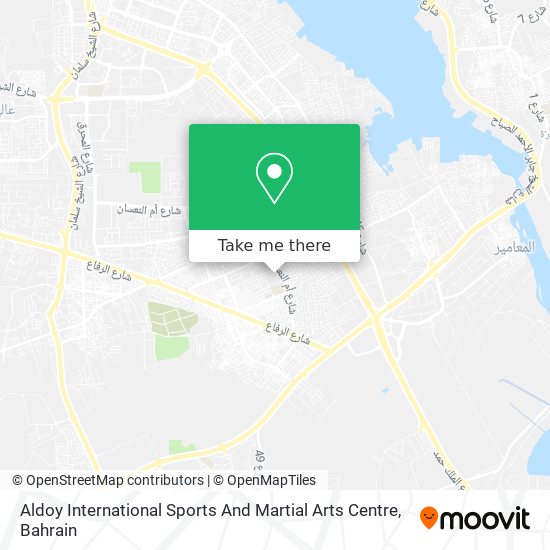 Aldoy International Sports And Martial Arts Centre map