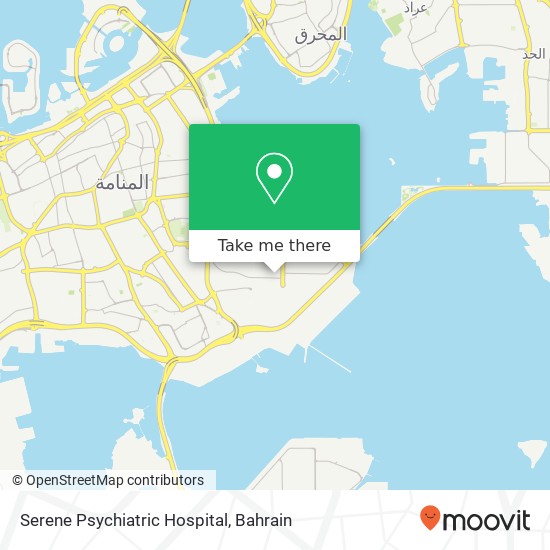 Serene Psychiatric Hospital map