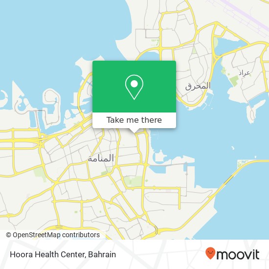 Hoora Health Center map