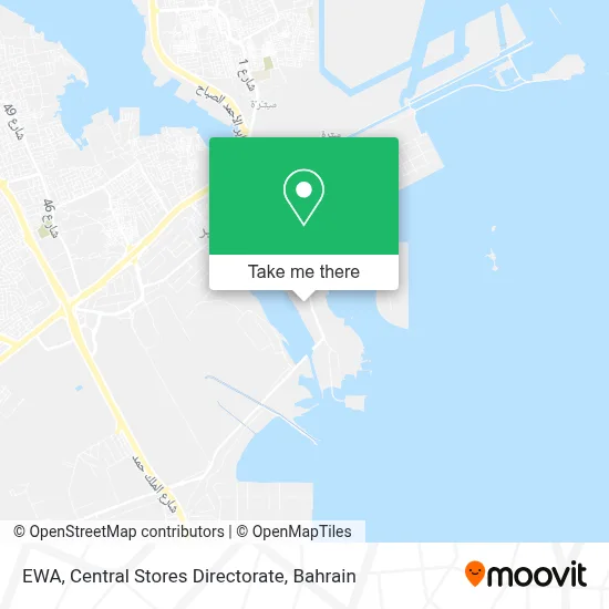 EWA, Central Stores Directorate map