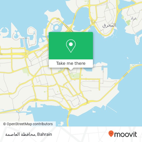 محافظة العاصمة map