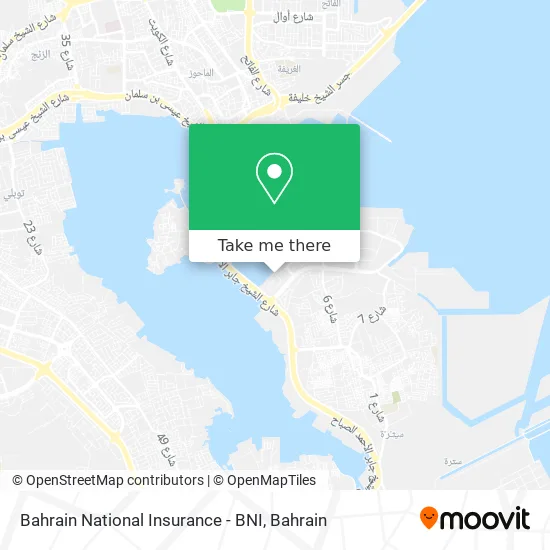 Bahrain National Insurance - BNI map
