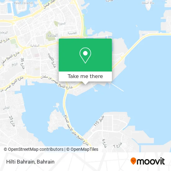 Hilti Bahrain map